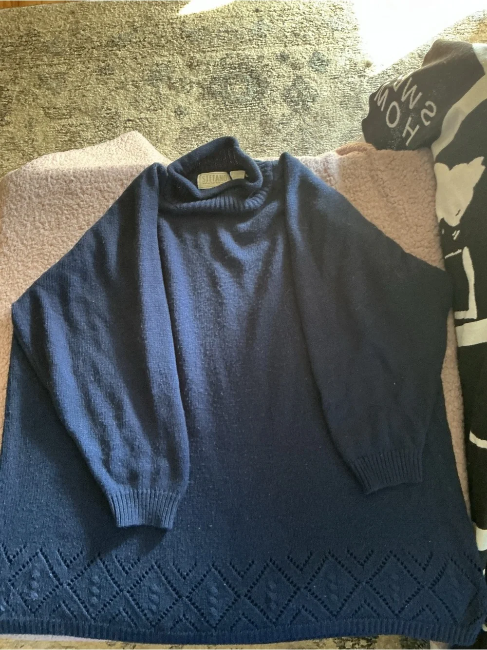 Women’s Navy Blue Knit Sweater
